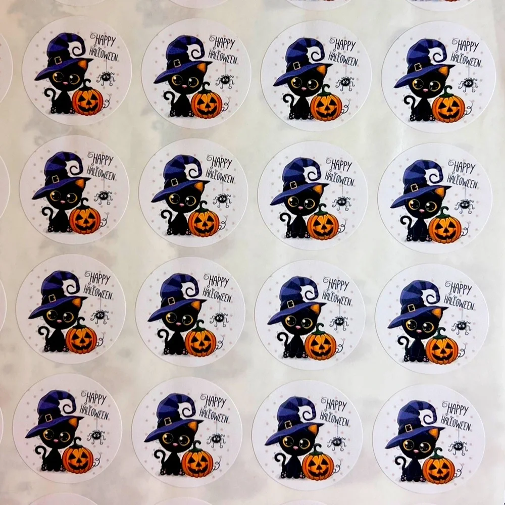 HAPPY HALLOWEEN STICKERS 90 CNT NWT BOUTIQUE